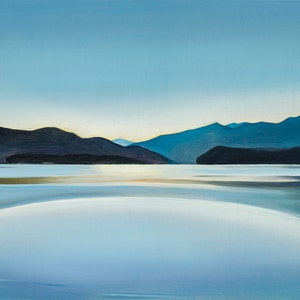 Still Morning on Payette Lake - giclee print on paper or canvas