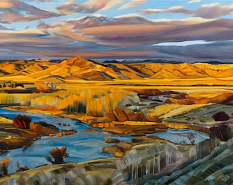Silver Creek - giclee print on paper or canvas
