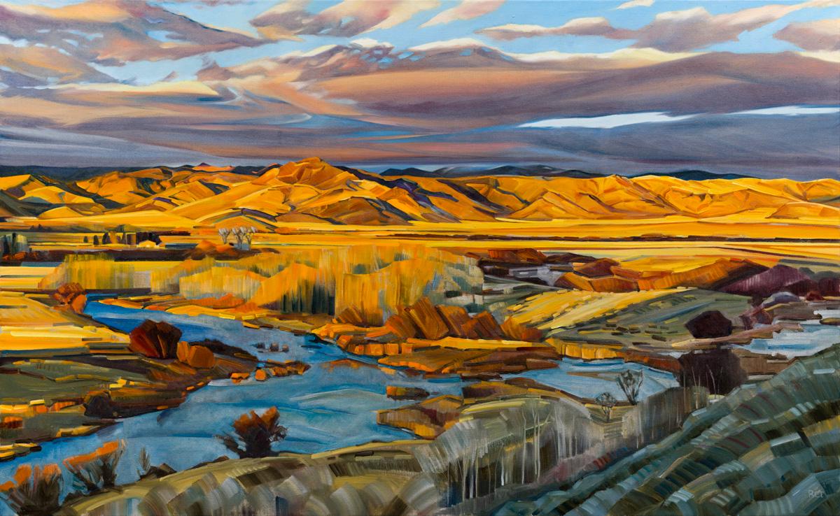 Silver Creek - giclee print on paper or canvas