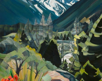 Devil's Bedstead - Spring - giclee print on canvas or paper