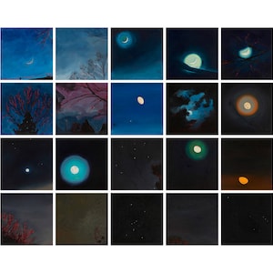 28 Paintings of the Night Sky - giclee print on paper or canvas
