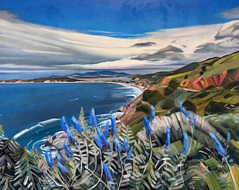 Pacific from Highway 1 - giclee print on paper or canvas