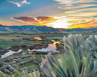 Silver Creek Spring - giclee print on paper or canvas