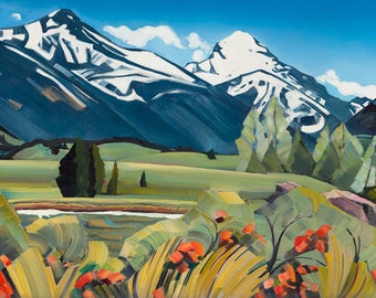Devil's Bedstead - Panorama - giclee print on paper or canvas