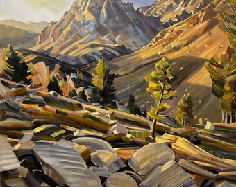 Merriam Peak - giclee print on paper or canvas