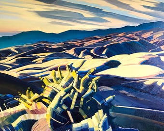Portal - Boise Foothills from Table Rock - giclee print on paper or canvas