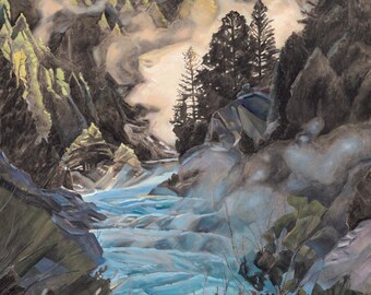 Morning Brew  (Payette River) - giclee print on paper or canvas