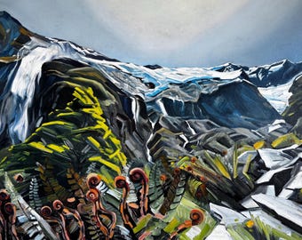 Rob Roy Glacier - giclee print on paper or canvas
