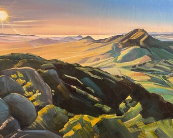 Cerro San Luis Sunset - giclee print on paper or canvas
