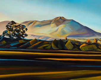 Mount Tamalpais Glow II - giclee print on paper or canvas