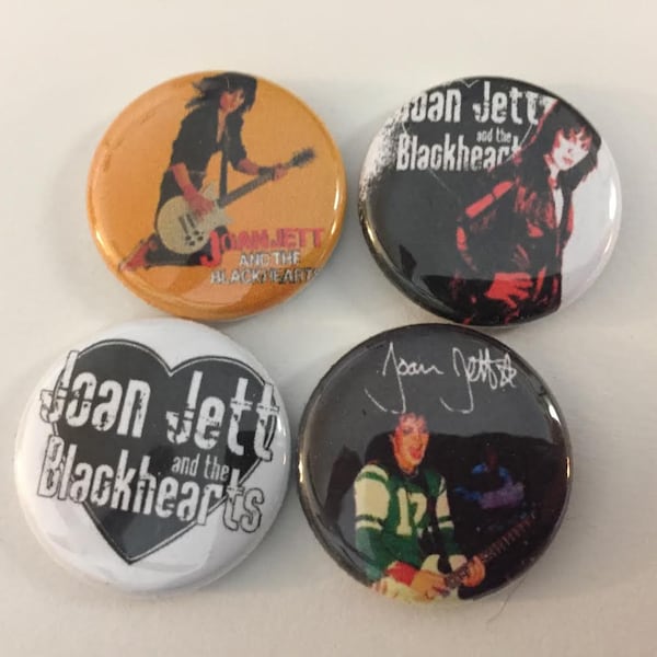 Pin's Joan Jett – I Love Rock'n'roll – Métal – Neuf – Patch/Badge