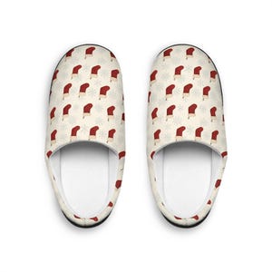 Cozy Holiday Slippers for Women, Christmas Gift, Indoor Comfort, Festive Wear, Winter Home Essentials