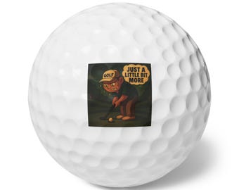 Whimsical Golf Balls, Surlyn Performance Sports Accessories, Golf Enthusiast Gift