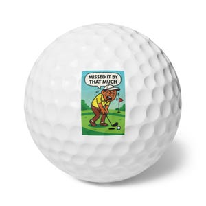 Funny Golf Balls: Unique Humor Golf Gift Set