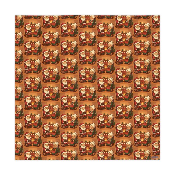 ヴィンテージサンタテーブルクロス：クリスマスのダイニングを華やかに