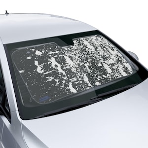 Black White Grunge Texture Car Sun Shade | Auto Windshield Protector