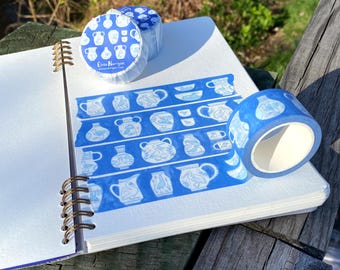 Waterbird Vases 25mm Washi Tape (1 roll)