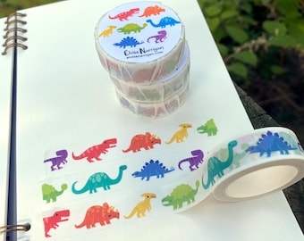 Cranky Dinosaur 15mm Washi Tape (1 roll)