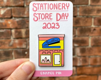 Smallline Stapler Shop - Stationery Store Day with Calliope Paperie - Enamel Pin