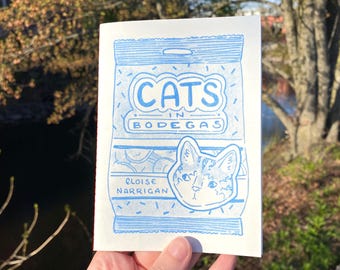 Cats in Bodegas Zine - RISO Zine 1-color, 30 pages