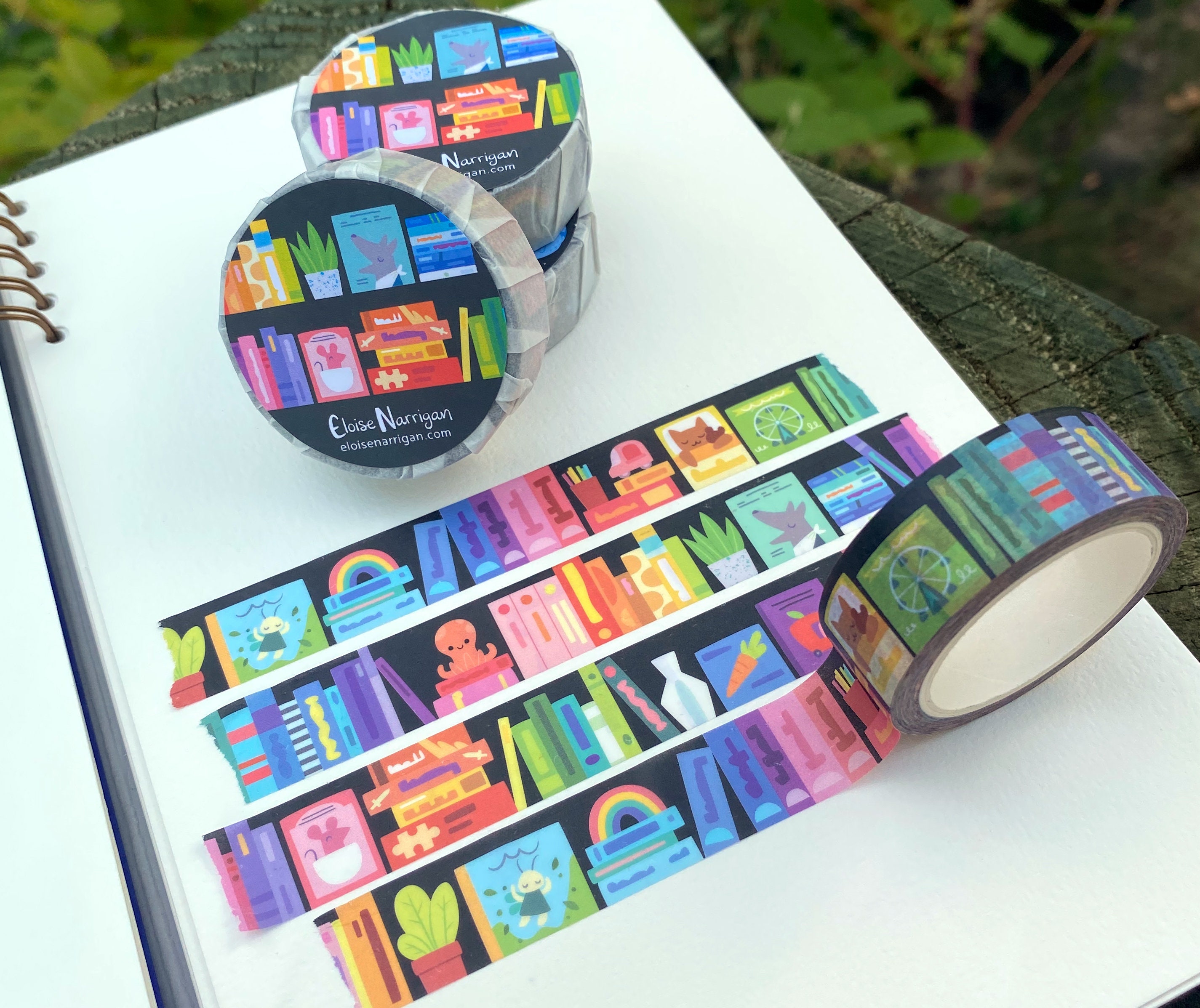 Washi Tape Clip Art, Crumpled Tape, Masking Tape, Floral Tape