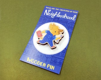 Wild Boar Mechanic Wooden Pin