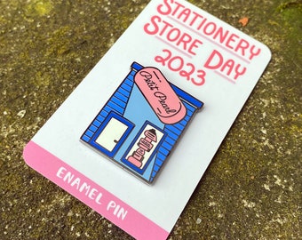 Petit Pearl Eraser Shop - Stationery Store Day with Calliope Paperie - Enamel Pin