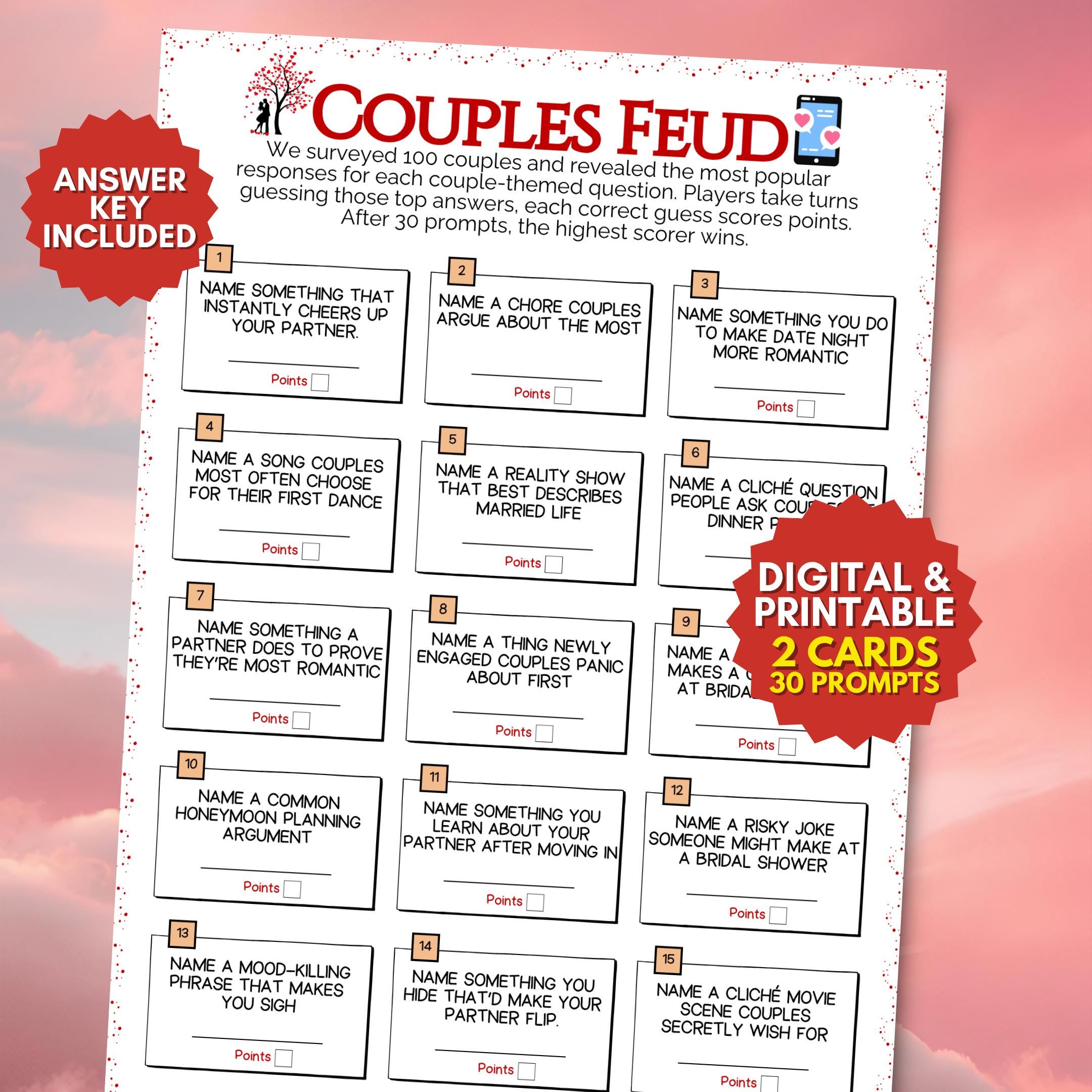couples question games - etsy