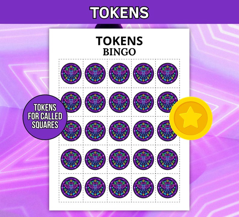 Kpop Demon Hunters Bingo utskrivbart set, 30 kort i animestil, födelsedagsfestspel för musikfans, Kpop fanart, Saja Boys-flickor, direktnedladdning bild 8
