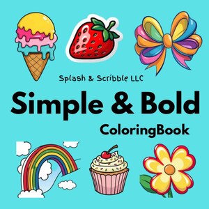 Simple and Bold Coloring Book