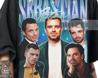 New Vintage Sebastiann Stan Shirt, Sebastian Stan Grapic Tee, Trends gift Tshirt, Gift for Women and Men Unisex Tee