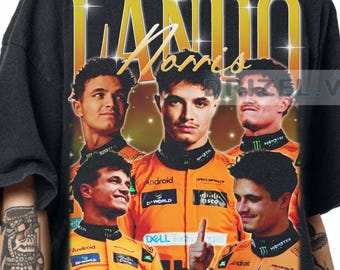 New Vintage Lando Norris Shirt, Lando Norris Grapic Tee, Trends gift Tshirt, Gift for Women and Men Unisex Tee