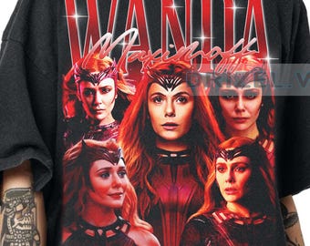 New Vintage Wanda Maximoff Shirt, Wanda Maximoff Grapic Tee, Trends gift Tshirt, Gift for Women and Men Unisex Tee