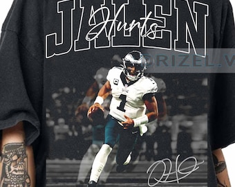 New Vintage Julen Hurts Shirt, Grapic Tee, Basketball Tshirt, Gift for Women and Men Unisex Tee