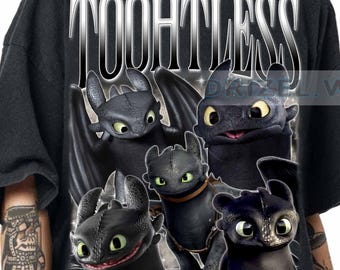 New Vintage Toothless Shirt, Toothless Grapic Tee, Trends gift Tshirt, Gift for Women and Men Unisex Tee