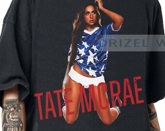 New Vintage Tate Mcrae Shirt, Tate Mcrae Grapic Tee, Trends gift Tshirt, Gift for Women and Men Unisex Tee