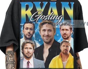 Retro Ryan Gosling Shirt, Ryan Gosling 90s Grapic Tee, Trends gift Tshirt, Women and Men Unisex