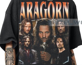 Vintage retro A.ragorn Shirt, L.ord of the Rings Shirt, Trends gift Tshirt, Gift for Women and Men Unisex Tee