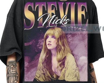 New Stevie Nicks Vintage shirt, Music concret gift Tshirt, Women and Men Unisex Tee