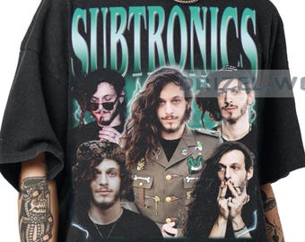 Bootleg Subtronics Style Shirt, Vintage 90s tee, Festival Outfit Graphic