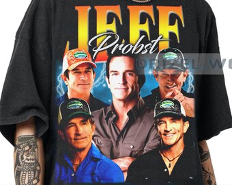 Limited Vintage Jeff Probst Shirt, Jeff Probst Grapic Tee, Trends gift Tshirt, Women and Men Unisex Tee