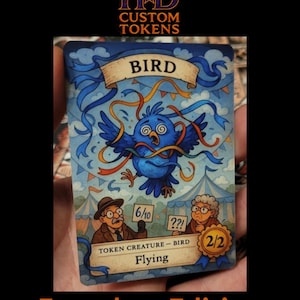 Custom MTG Bird Token: Carnival Chaos Founders Set