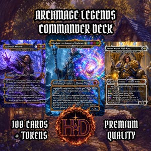 Jodah the Unifier MTG Commander Deck - 100 Card Custom Proxy EDH, Five-Colour Legends Tribal