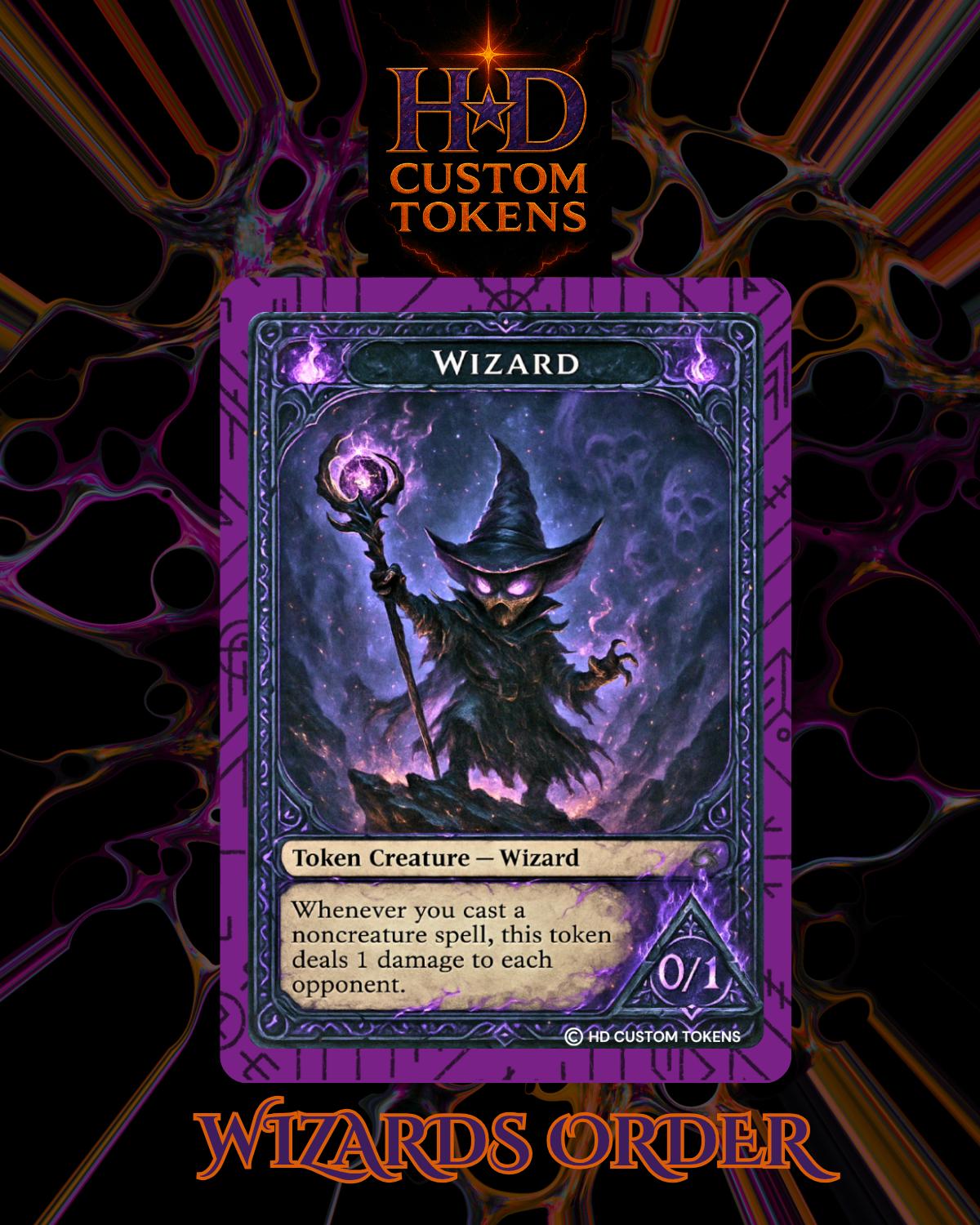 Wizard Order Custom MTG Wizard Token: Wizards Order Limited Set - Etsy