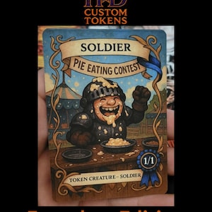 Custom MTG Soldier Token: Carnival Chaos Founders Set