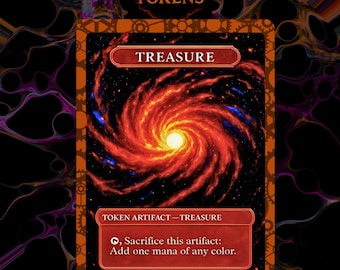 Custom MTG Treasure Token: Guild Sigil Artifacts Limited Set