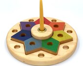 Celebration Sun Candle Holder Waldorf Birthday Ring