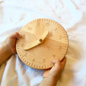 Wooden Toy Clock image 3