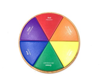 Color Wheel Puzzle - 6 Pieces