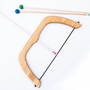 Large Bow and Arrows Copyright From Jennifer Natural Wood Toy Bow image 2